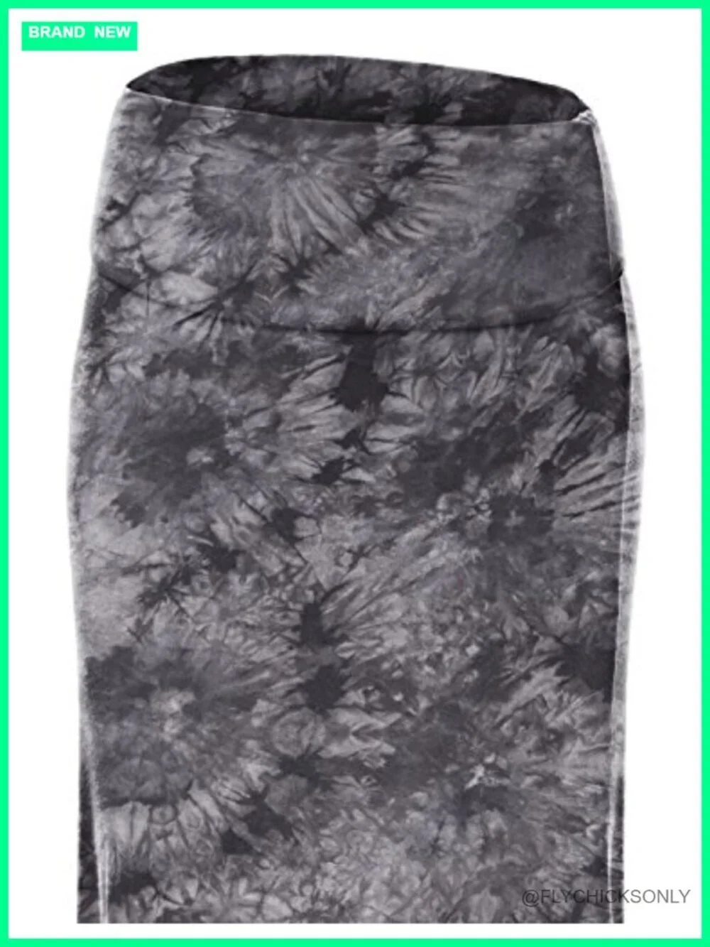Women's Casual High Waist Fold Over Flowy Long Maxi Skirt